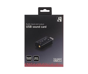 Lydkort - Deltaco USB Sound Card - UAC-03