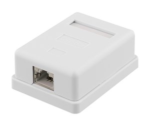 Tilbehør - Deltaco CAT6A Shielding Wall Socket - VR-220