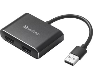 Dokkingstasjon - Sandberg USB to 2xHDMI Link - 134-35