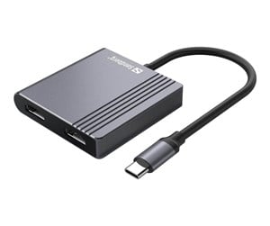 Dokkingstasjon - Sandberg USB-C Dock 2xHDMI+USB+PD - 136-44