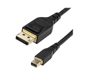 Skjermkabel - StarTech.com VESA Mini DisplayPort to DisplayPort 1.4 - 2m  - Black - DP14MDPMM2MB