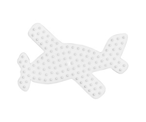 Kreative leker - Hama Iron on Beads Plate - Airplane - 334