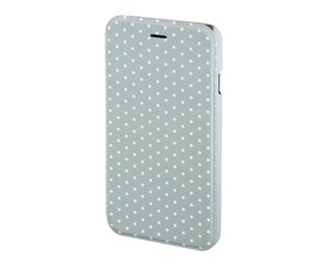 Mobil - Deksel og etui - Hama "Luminous Dots" Booklet Case for Apple iPhone 6/6s grey/white - 137511