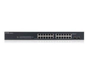 Switch/splitter - ZyXEL GS1900-24 24-Port GbE Smart Managed Switch with GbE Uplink - GS1900-24-EU0102F