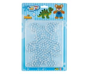 Kreative leker - Hama Iron on Bead Plates Maxi - Dino and Teddy Bear - 8101