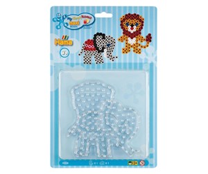 Kreative leker - Hama Iron on Bead Plates Maxi - Lion and Elephant - 8107