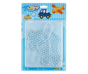 Kreative leker - Hama Iron on Bead Plates Maxi - Car and Airplane - 8103