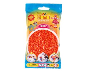 Kreative leker - Hama Ironing beads-orange (04) 1000pcs. - 207-04