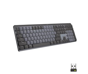 Tastatur - Logitech MX Mechanical Wireless Illuminated Performance Keyboard Graphite - Clicky - US - Tastatur - Amerikansk Engelsk - Svart - 920-010759