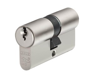 Sikkerhetsutstyr - ABUS E60NP 30/30 - door lock cylinder - nickel plated - E60NP 30/30