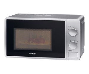 Mikrobølgeovn - Bomann MW 6014 CB - microwave oven - freestanding - silver - 660142