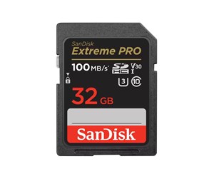 Minnekort - SanDisk Extreme PRO SD - 100MB/s - 32GB - SDSDXXO-032G-GN4IN