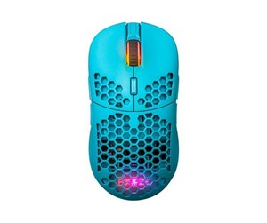 Mus - Fourze GM900 - mouse - teal blue - Mus - Optisk - 5 - Blå - FZ-GM900-003