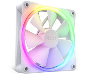 Kabinettvifte - NZXT F140 RGB - White - Kabinettvifte - 140mm - Hvit med RGB-lys - 33 dBA - RF-R14SF-W1