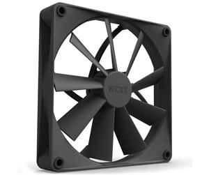 Kabinettvifte - NZXT F140Q Quiet Airflow - Black - Kabinettvifte - 140mm - Svart - 23 dBA - RF-Q14SF-B1