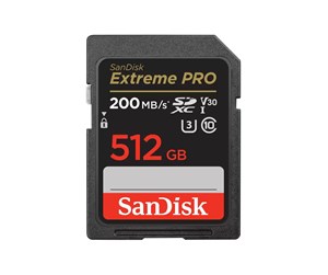 Minnekort - SanDisk Extreme PRO SD - 200MB/s - 512GB - SDSDXXD-512G-GN4IN