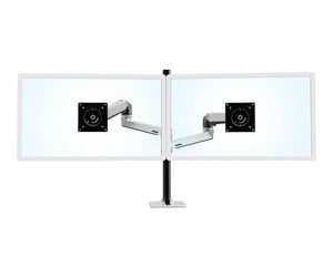 Skjermholder - Ergotron LX Dual Stacking Arm Tall Pole (polished aluminum) - 45-549-026