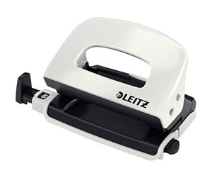 Hullemaskin & Stiftemaskin - Leitz Hullemaskin  WOW Mini 2 hull/10 ark Hvit - 50601001