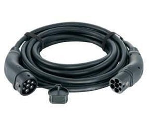 Lading av elbil - Harting Charging Cable 2 x Type 2, 32A, 22kW, 3 phase, 5 m, black - 08914090109A0