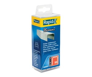 Hullemaskin & Stiftemaskin - Rapid Staples 53/8 Galv 5M PP - 40303084