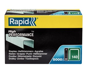 Hullemaskin & Stiftemaskin - Rapid - staples - No. 140 - 10 mm - pack of 5000 - 11910711