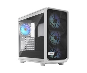 Kabinett - Fractal Design Meshify 2 RGB - White TG Clear Tint - Kabinett - Miditower - Hvit - FD-C-MES2A-08