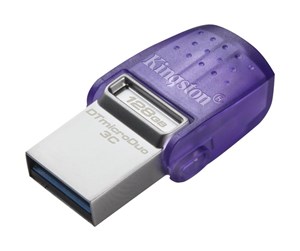 Minnepenn - Kingston DataTraveler microDuo 3C - 128GB - Minnepenn - DTDUO3CG3/128GB