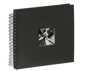 Fotoalbum & Arkivering - Hama “Fine Art" Spiral Album 28 x 24 cm 50 black pages black - 90145