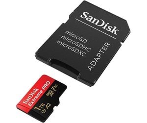 Minnekort - SanDisk Extreme Pro microSD/SD - 200MB/s - 1TB - SDSQXCD-1T00-GN6MA