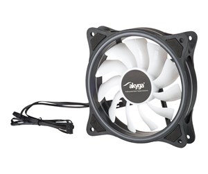 Kabinettvifte - Akyga AW-12D-RGB - case fan - Kabinettvifte - 120mm - Svart - AW-12D-RGB