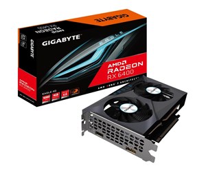 Grafikkort - GIGABYTE Radeon RX 6400 EAGLE - 4GB GDDR6 RAM - Grafikkort - GV-R64EAGLE-4GD