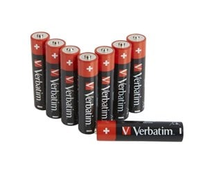 Batteri - Verbatim 1x8  Alkaline battery Micro AAA LR 03 - 49502