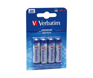 Batteri - Verbatim battery - 4 x AA type - Alkaline - 49921