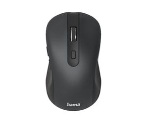 Mus - Hama MW-650 - mouse - 2.4 GHz Bluetooth 5.0 - black - Mus - Optisk - 6 - Svart - 00182617