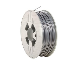 Filament - 3D Printer - Verbatim - silver RAL 9006 - PLA filament - 55319