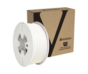 Filament - 3D Printer - Verbatim PLA 3D filament - White - 55315