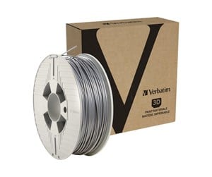 Filament - 3D Printer - Verbatim - silver RAL 9006 - ABS filament - 55036