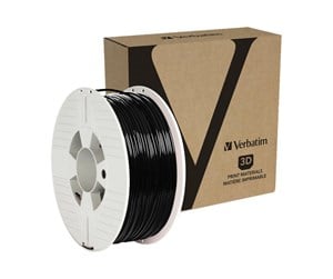 Filament - 3D Printer - Verbatim - black RAL 9017 - ABS filament - 55033