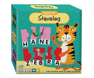 Brettspill & Puslespill - Barbo Toys Animal Learning Spelling Game DK - 5704976058595