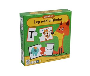 Brettspill & Puslespill - Barbo Toys Animal Learning Learn the Alphabet DK - 5704976058601