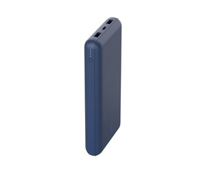 Nødlader - Belkin Power Bank 20K USB-A and USB-C 15W blue Nødlader - 20000 mAh - BPB012BTBL