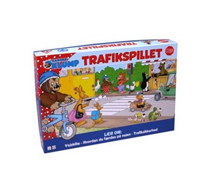 Brettspill & Puslespill - Barbo Toys Rasmus Klump - Traffic Game DK - 5704976074250