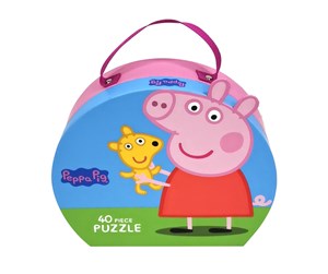 Puslespill - Barbo Toys Peppa Pig - Puzzle Suitcase - Peppa Teddy - 5704976090212