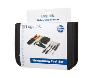 Tilbehør - LogiLink Networking tool set 6 parts with bag - WZ0030