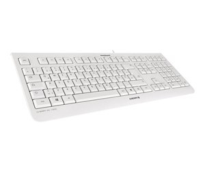 Tastatur - Cherry KC 1000 - Tastatur - Fransk - Grå - JK-0800FR-0