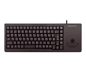 Tastatur - Cherry G84-5400 XS Trackball Keyboard - Tastatur - Fransk - Svart - G84-5400LUMFR-2