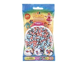 Kreative leker - Hama Ironing beads mix - Striped (091) 1000pcs. - 207-91