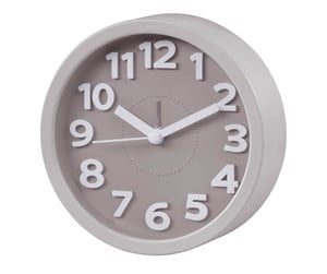 Dekorasjon - Hama "Retro" Alarm Clock round taupe - 00186324