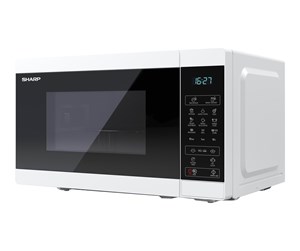 Mikrobølgeovn - Sharp YC-MG02E-W - microwave oven with grill - freestanding - white - YC-MG02EW