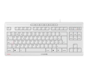 Tastatur - Cherry STREAM TKL - Tastatur - Belgisk - Grå - JK-8600BE-0